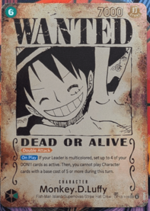 Luffy Wanted SP OP13